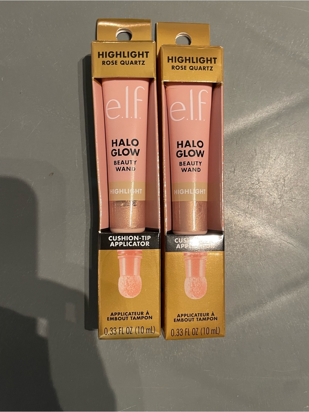 2 E.l.f. Cosmetics Halo Glow Highlight Beauty Wand Rose Quartz 0.33 Oz New